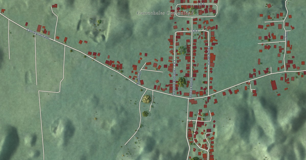 Detailed Map of Garrochales, Puerto Rico