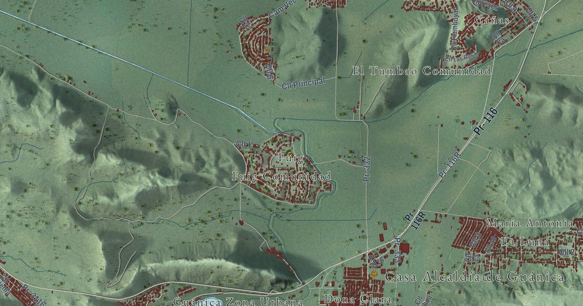 Map of Guánica, Puerto Rico in 2026
