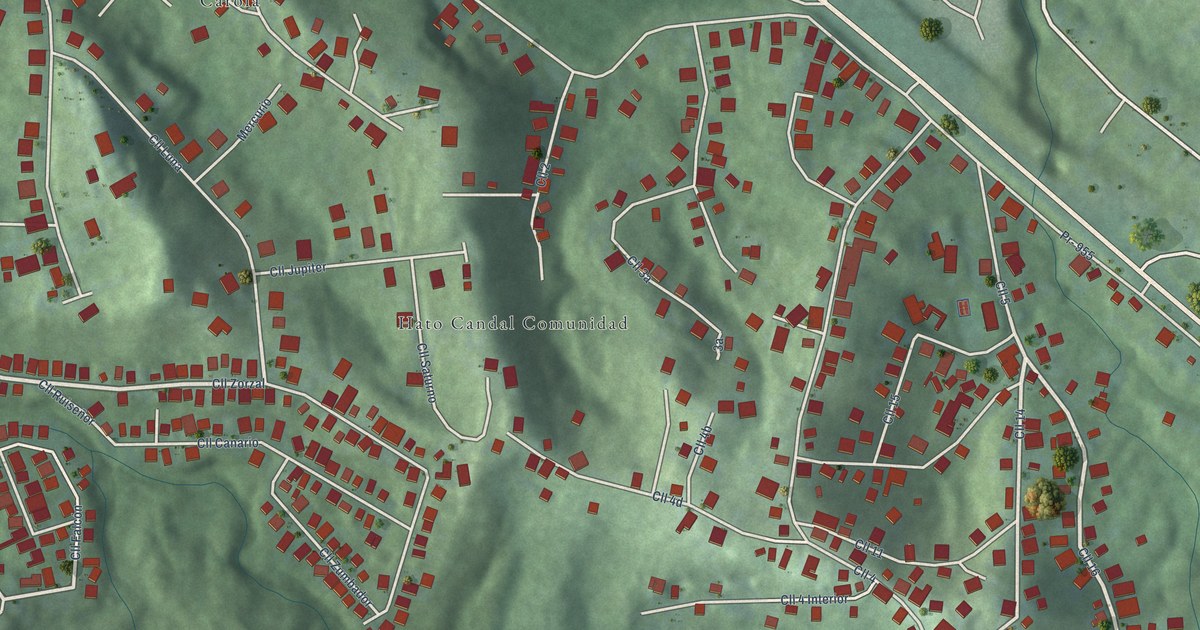 Detailed Map of Hato Candal, Puerto Rico