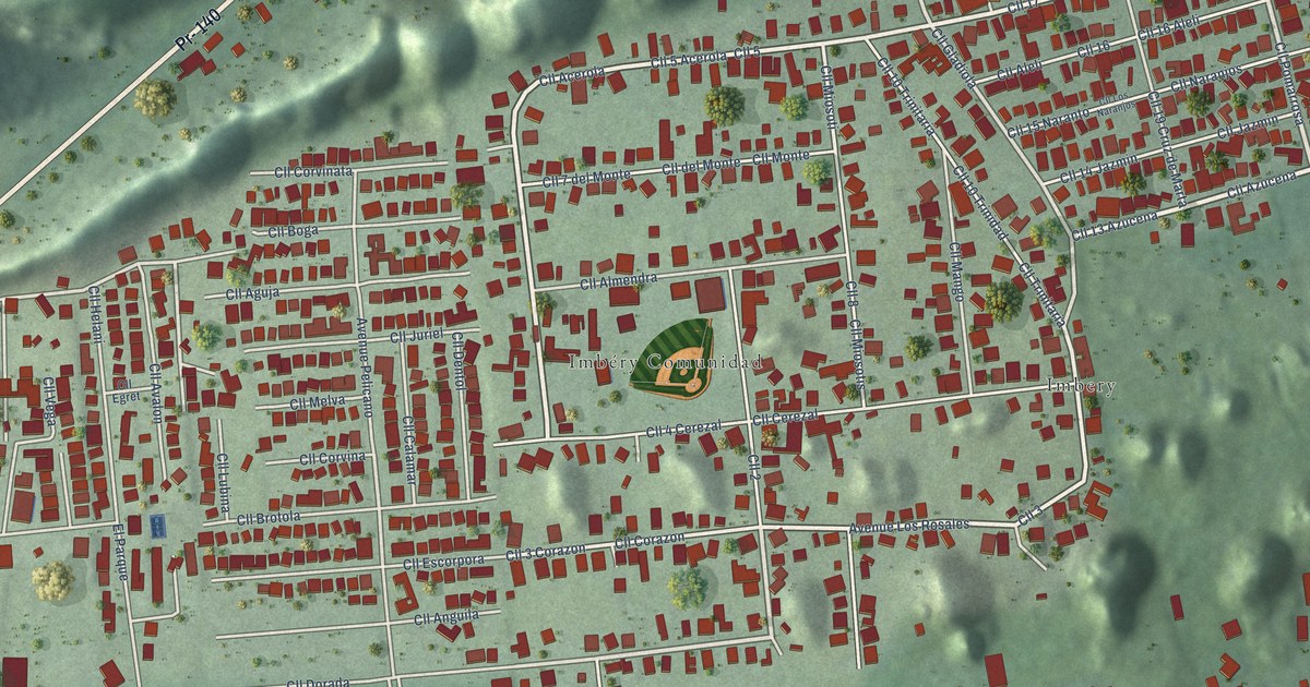 Detailed Map of Imbéry, Puerto Rico