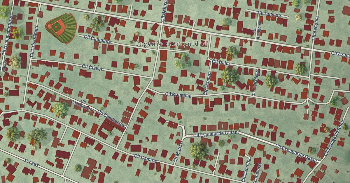 Detailed Map of Ingenio, Puerto Rico