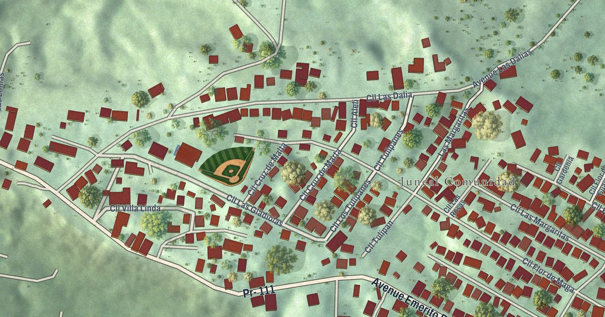 Detailed Map of Juncal, Puerto Rico