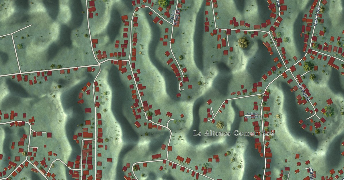 Detailed Map of La Alianza, Puerto Rico