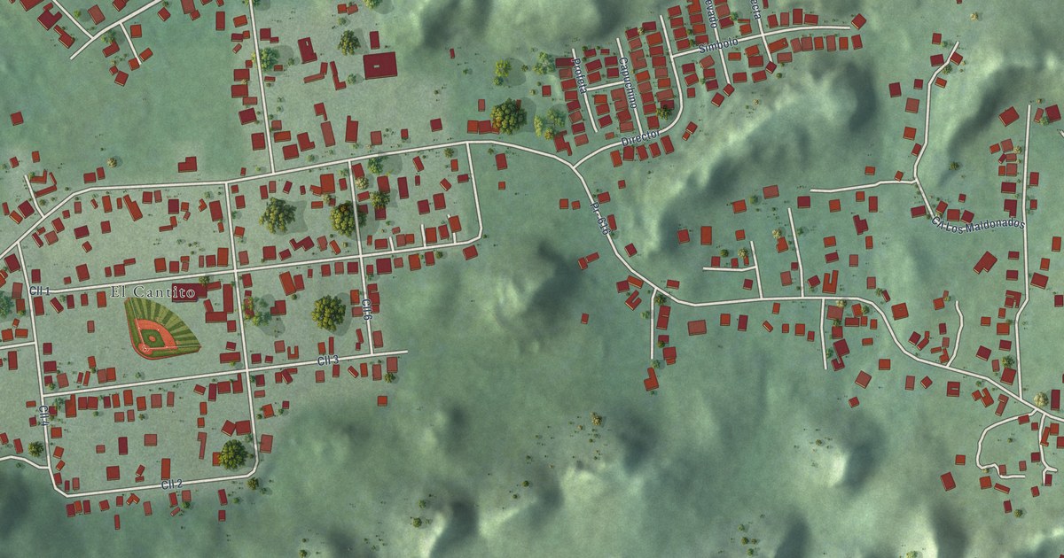 Detailed Map of La Luisa, Puerto Rico
