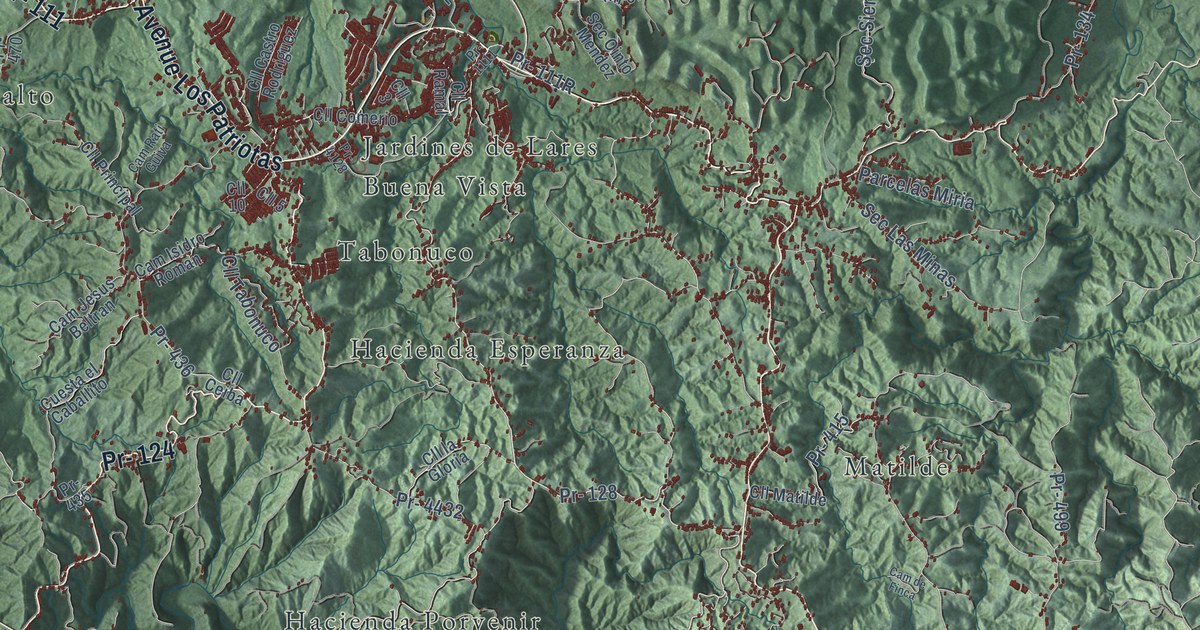 Map of Lares, Puerto Rico in 2026