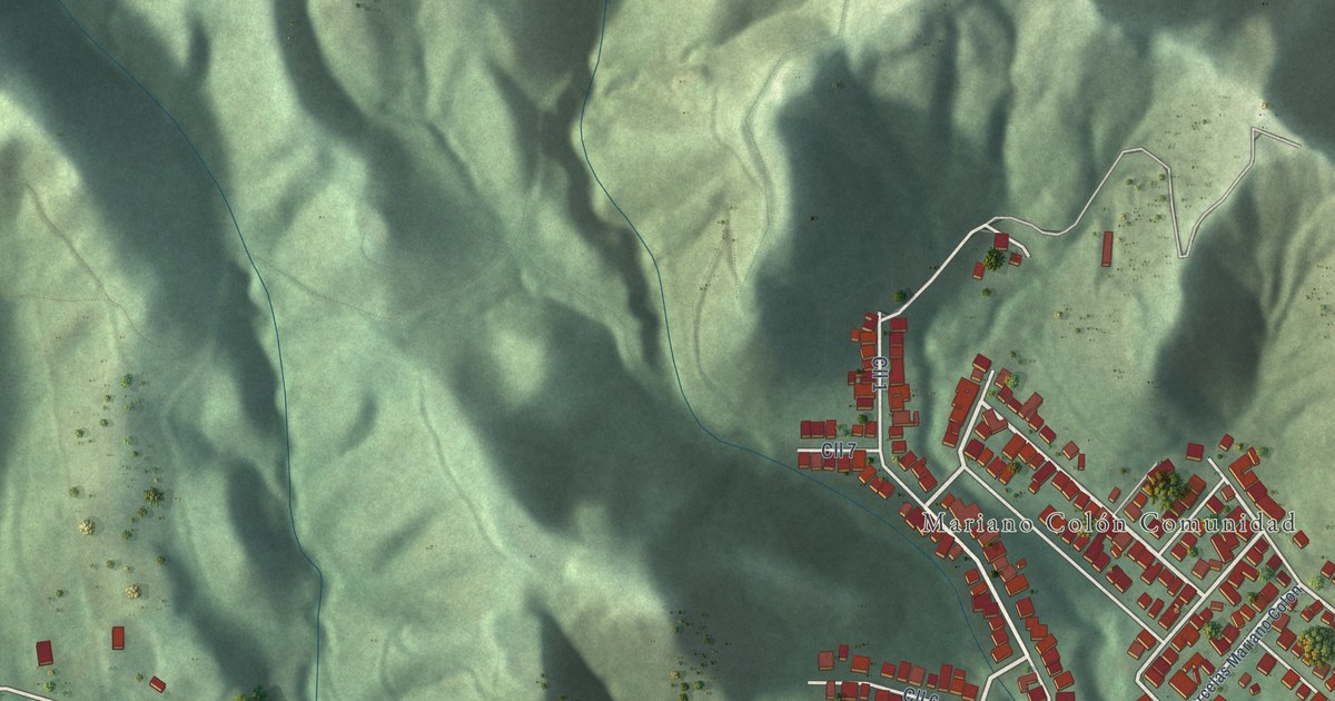 Detailed Map of Mariano Colón, Puerto Rico