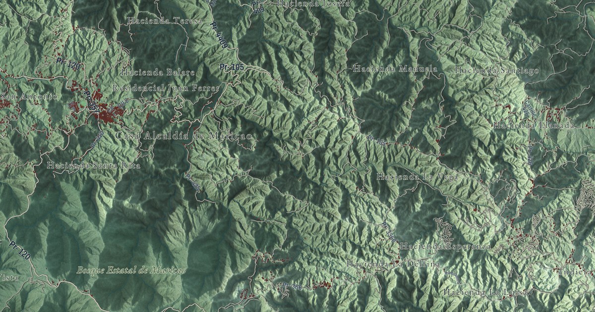 Map of Maricao, Puerto Rico in 2026