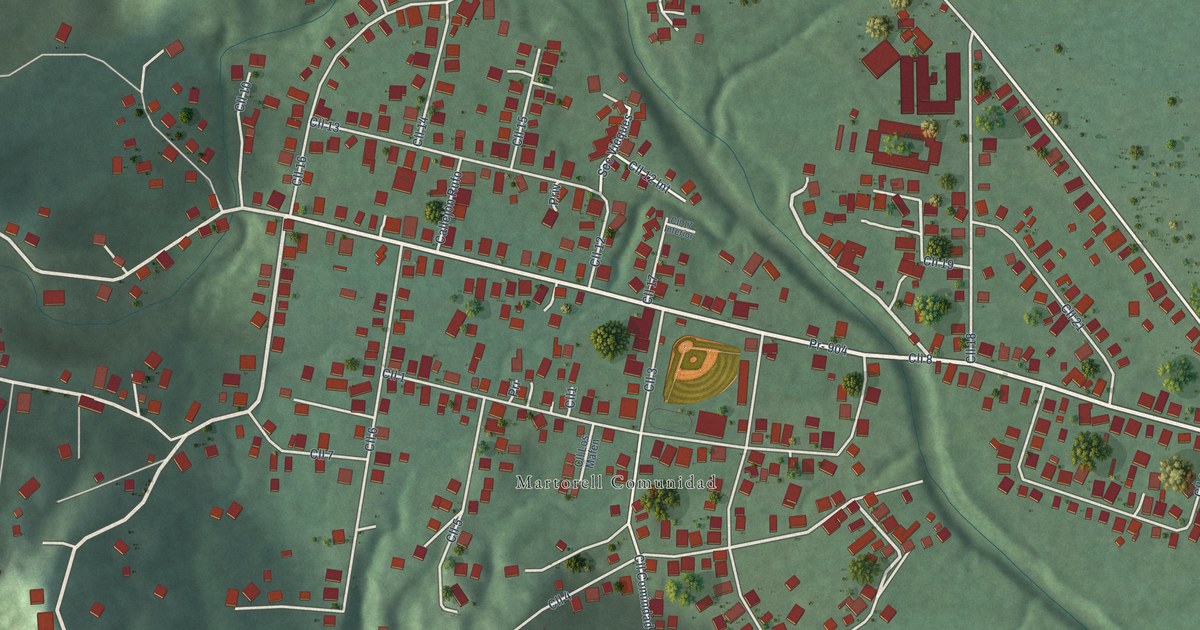 Detailed Map of Martorell, Puerto Rico
