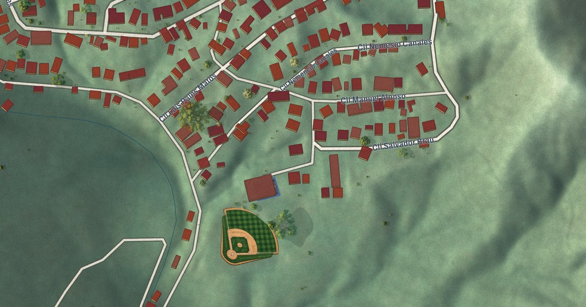 Detailed Map of Marueño, Puerto Rico