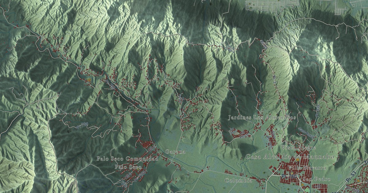 Map of Maunabo, Puerto Rico in 2026