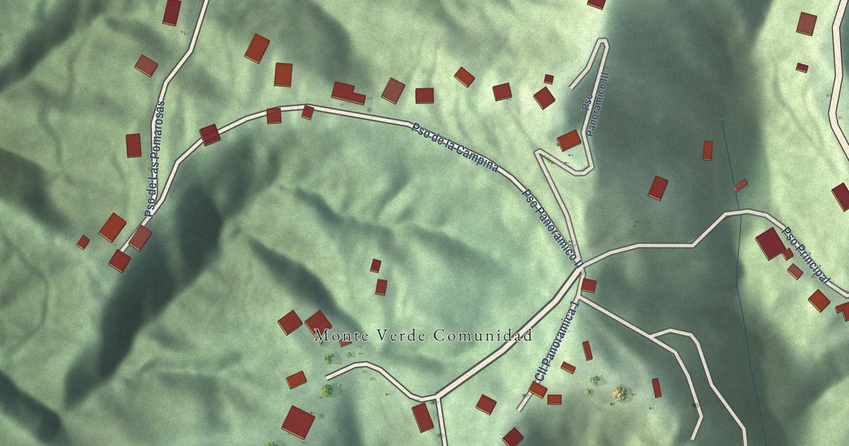 Detailed Map of Monte Verde, Puerto Rico
