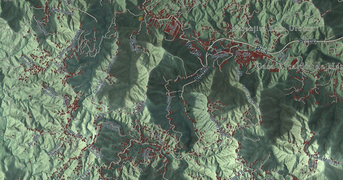 Map of Naranjito, Puerto Rico in 2026