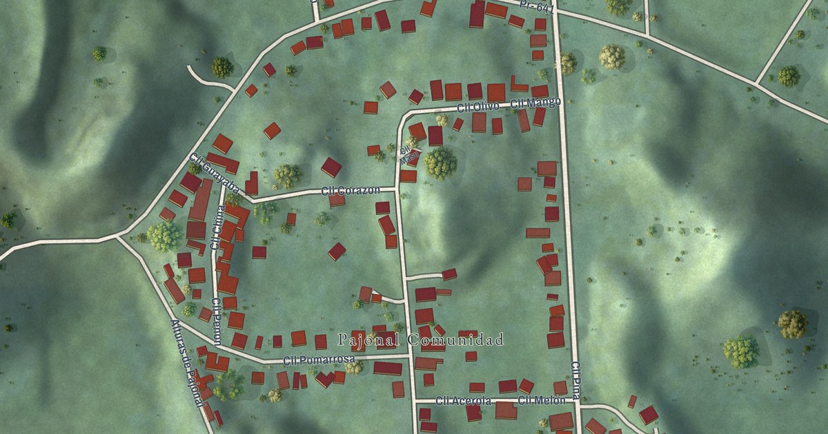 Detailed Map of Pajonal, Puerto Rico