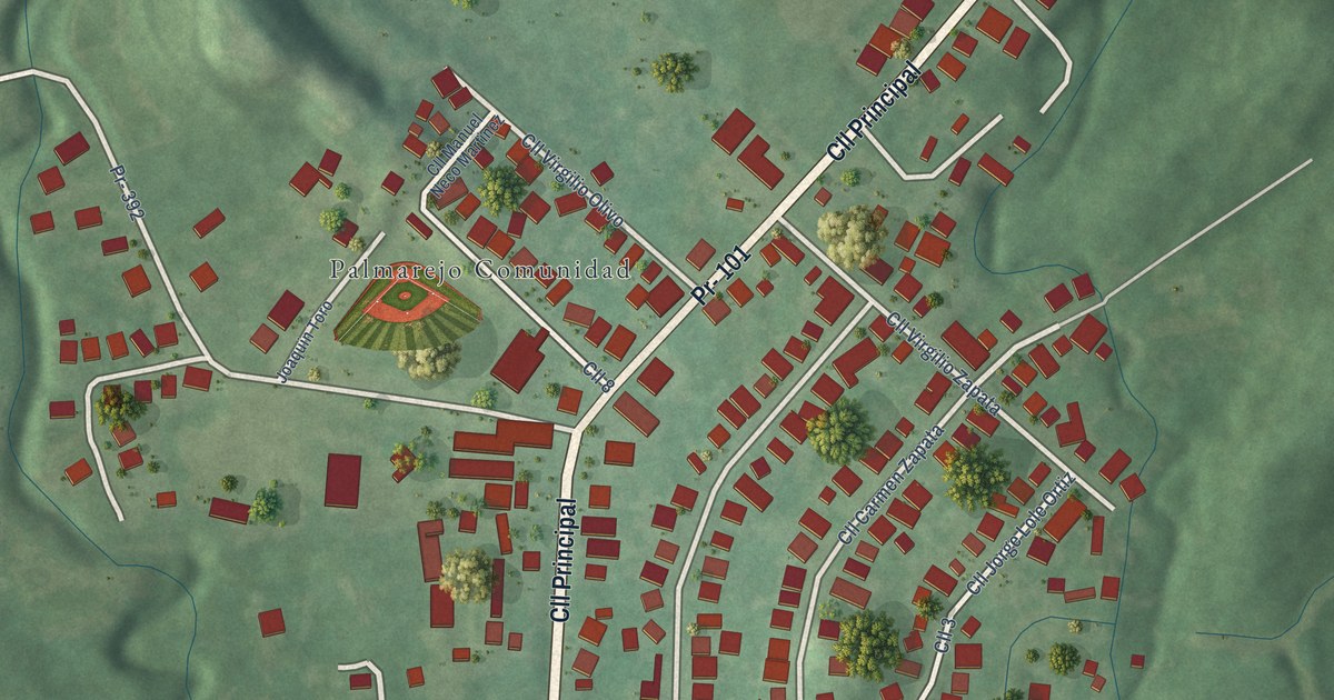 Map of Palmarejo, Lajas Municipio, Puerto Rico in 2026