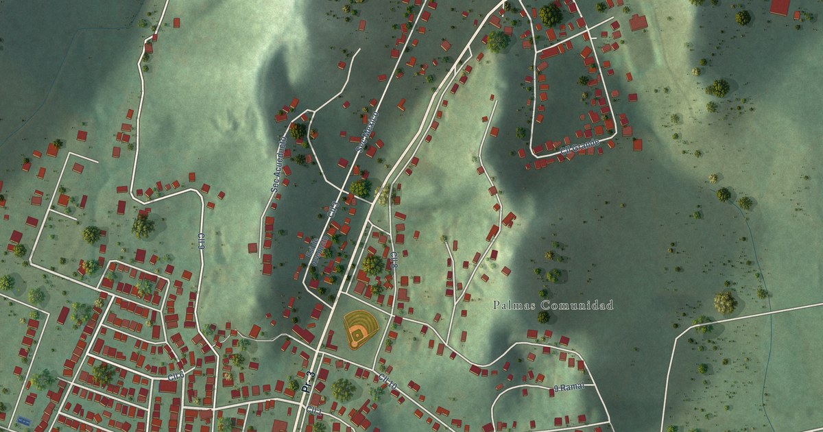 Detailed Map of Palmas, Puerto Rico