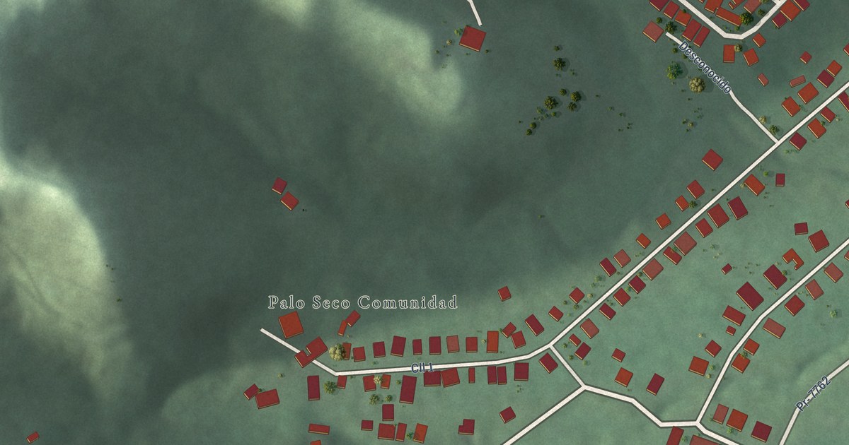 Detailed Map of Palo Seco, Puerto Rico