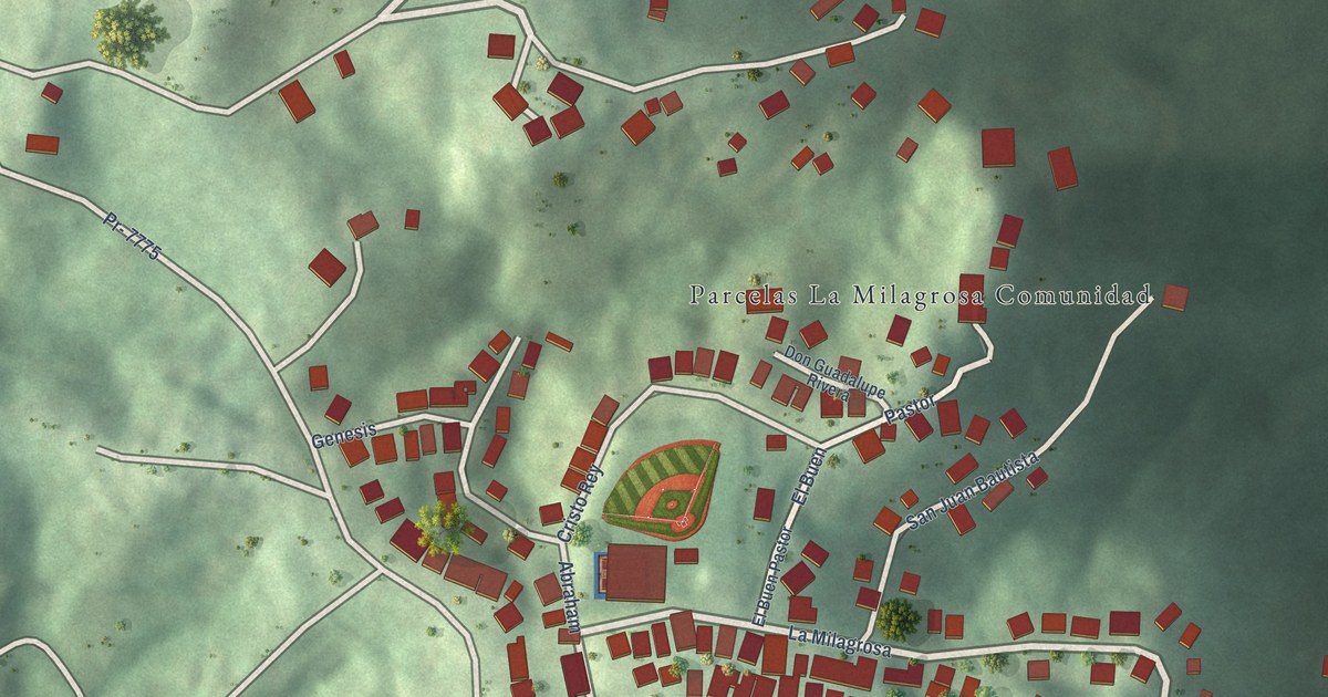 Detailed Map of Parcelas La Milagrosa, Puerto Rico