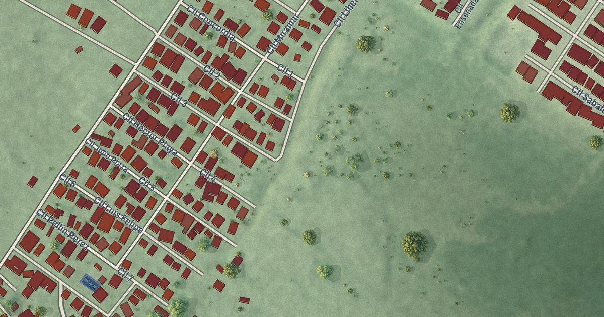 Detailed Map of Playita Cortada, Puerto Rico