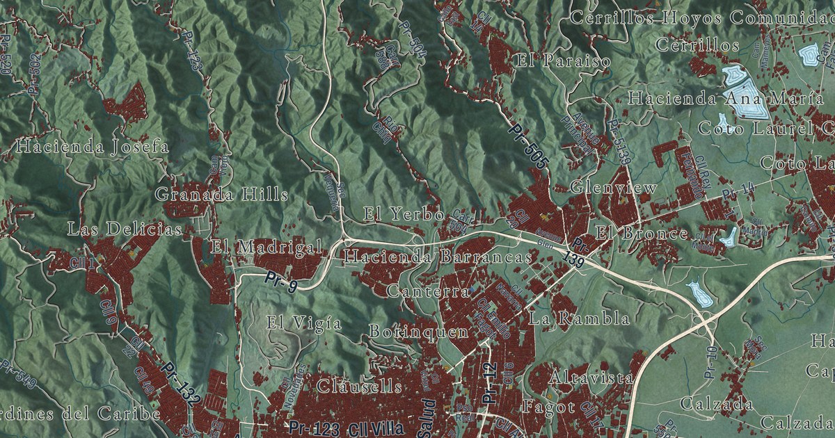 Map of Ponce, Puerto Rico in 2026