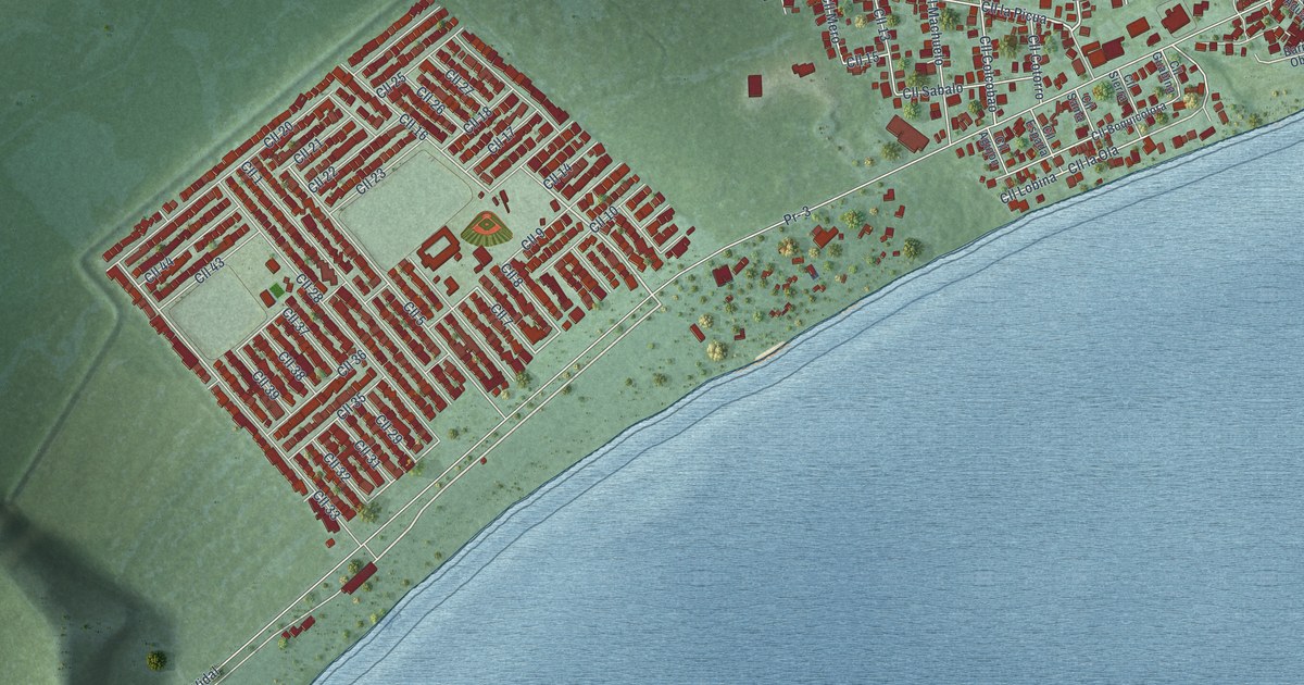 Detailed Map of Punta Santiago, Puerto Rico
