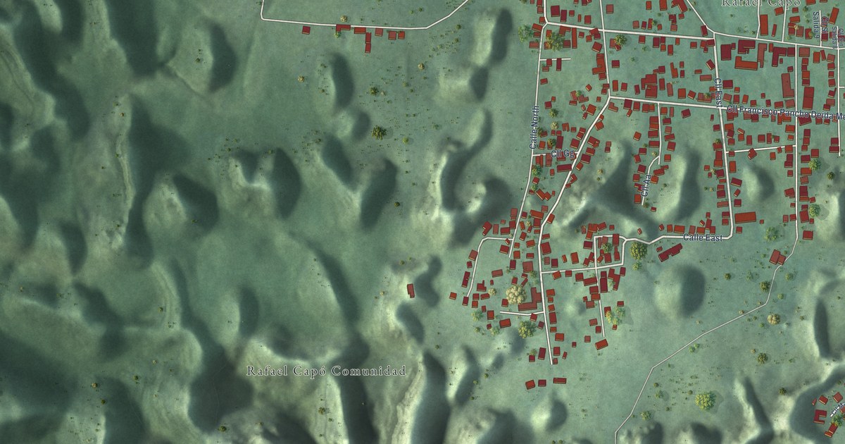 Detailed Map of Rafael Capó, Puerto Rico