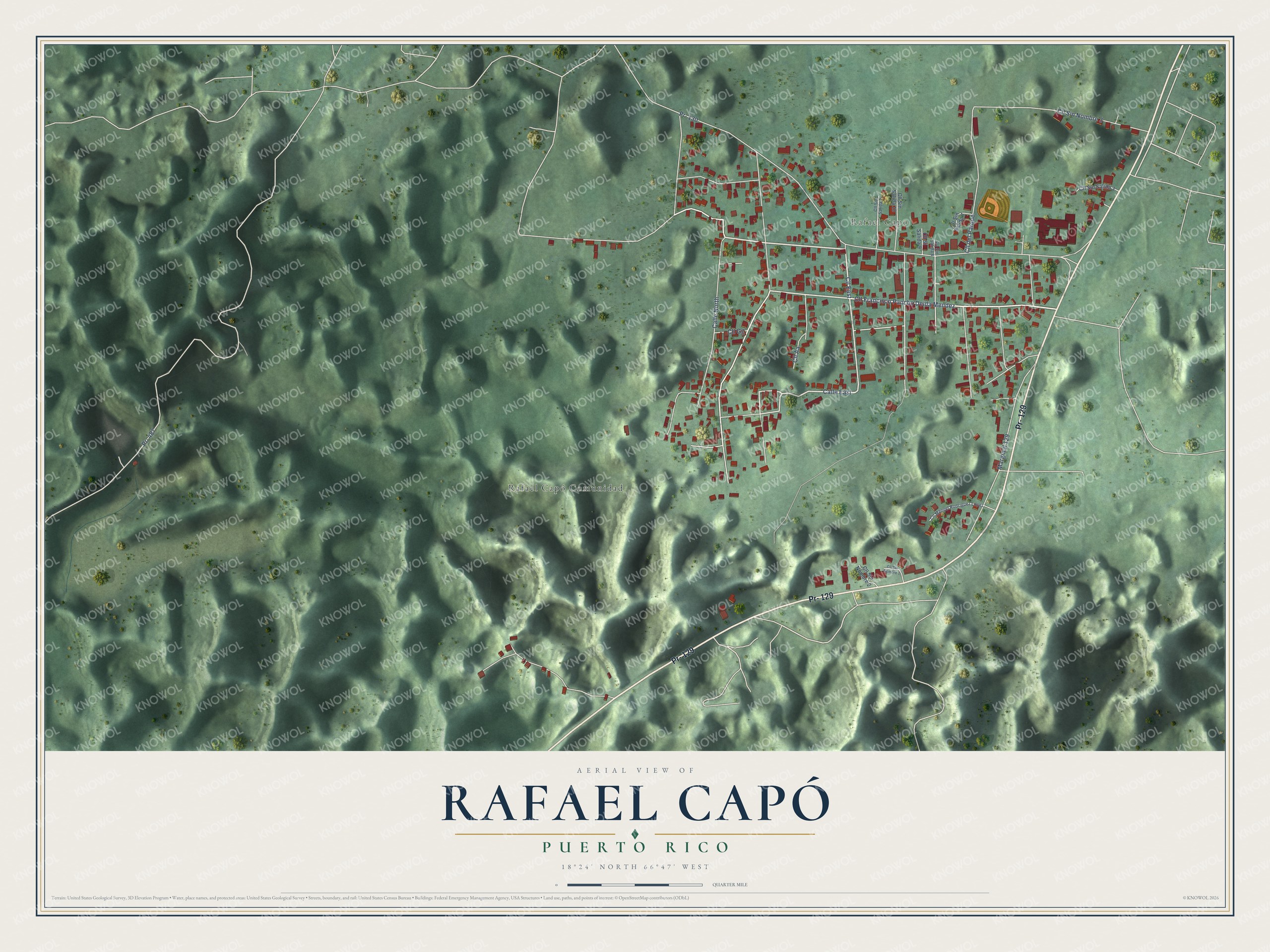 Watermarked full-map preview of Rafael Capó, Puerto Rico