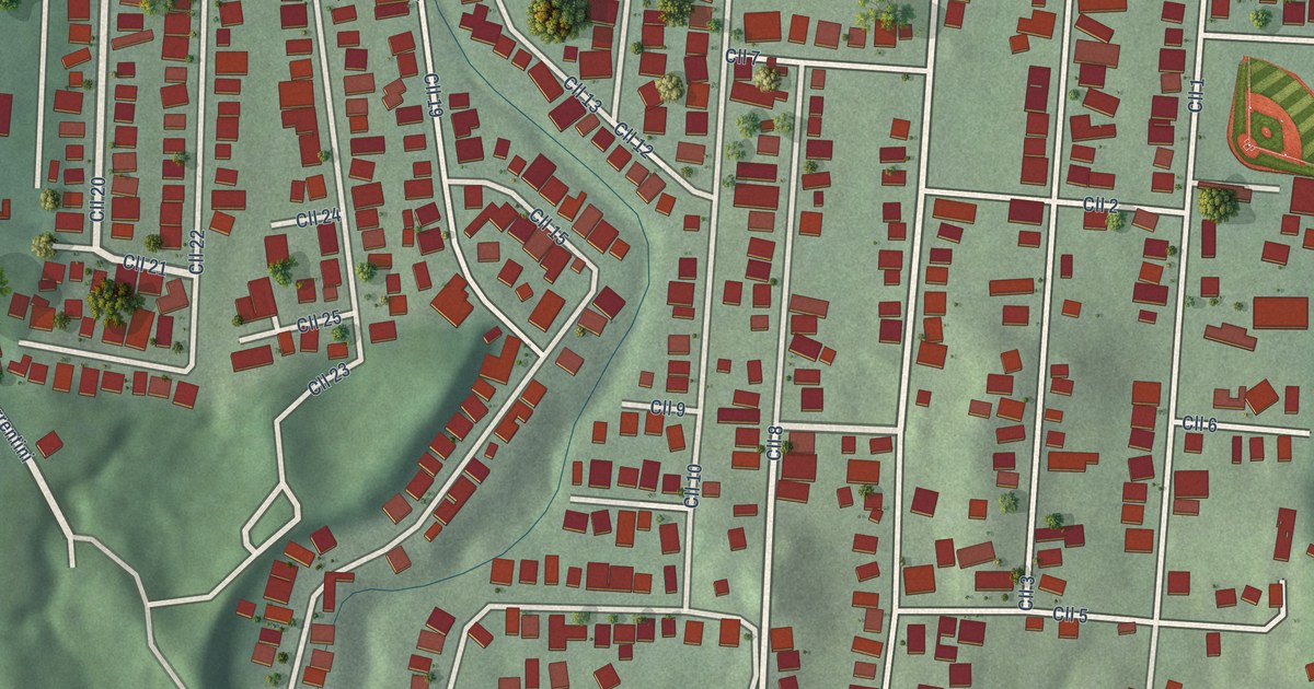 Detailed Map of Sabana Eneas, Puerto Rico