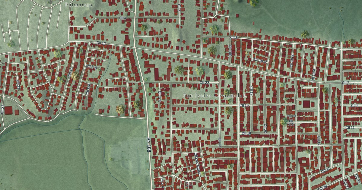 Detailed Map of San Isidro, Puerto Rico
