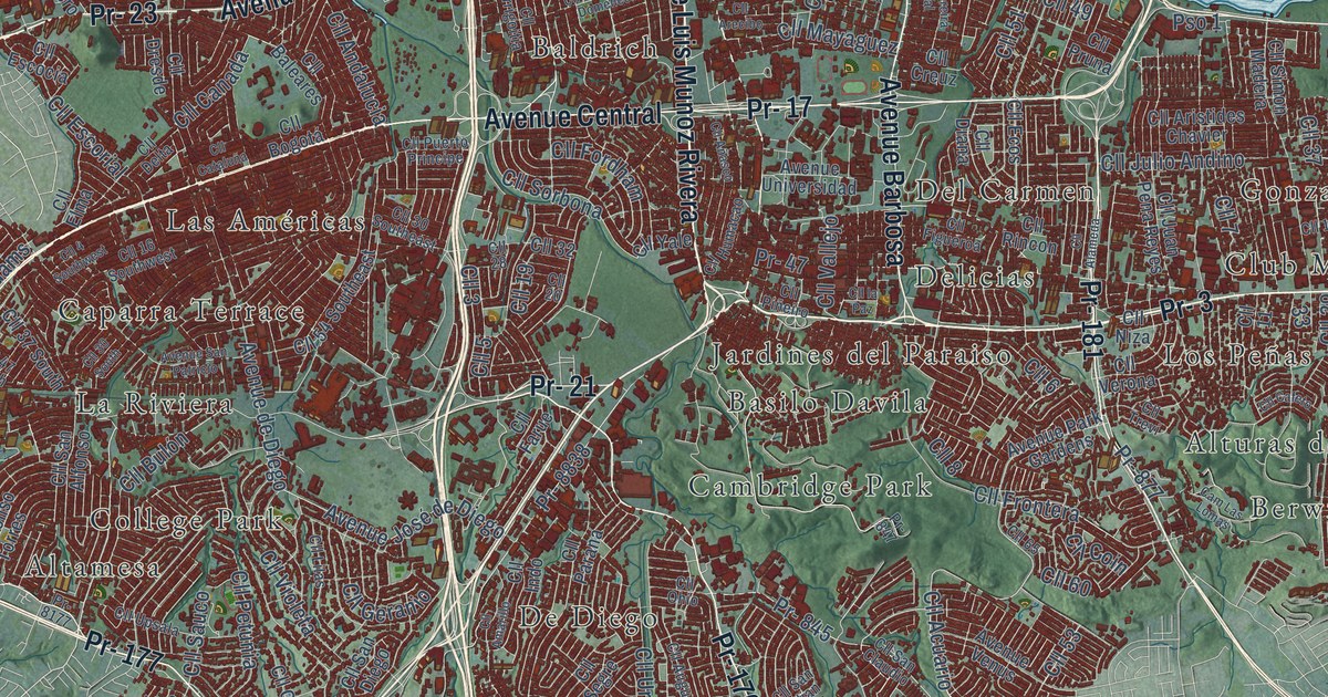 Map of San Juan, Puerto Rico in 2026