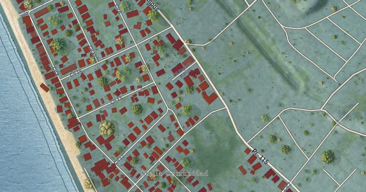 Detailed Map of Stella, Puerto Rico