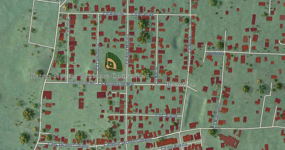 Map of Tierras Nuevas Poniente, Puerto Rico in 2026