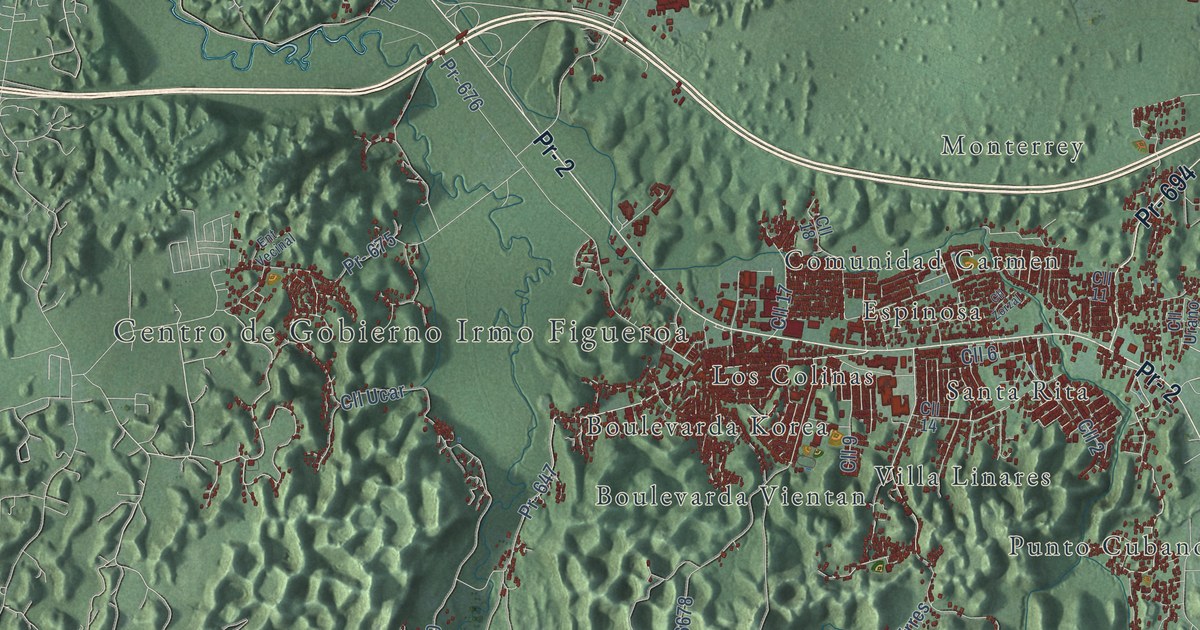 Map of Vega Alta, Puerto Rico in 2026