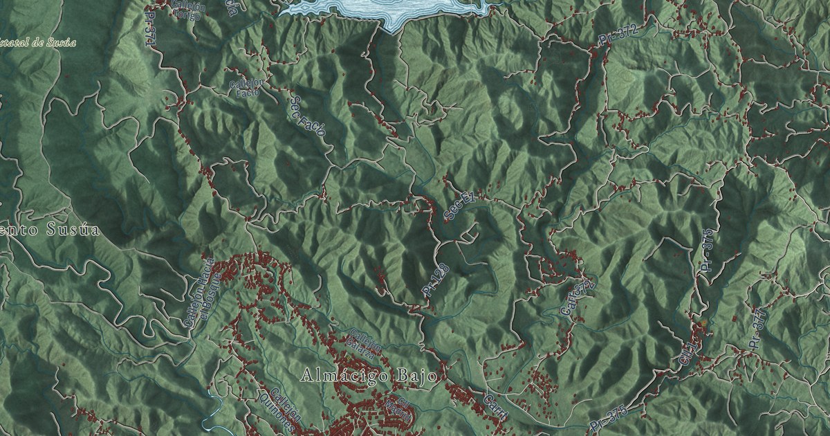 Map of Yauco, Puerto Rico in 2026