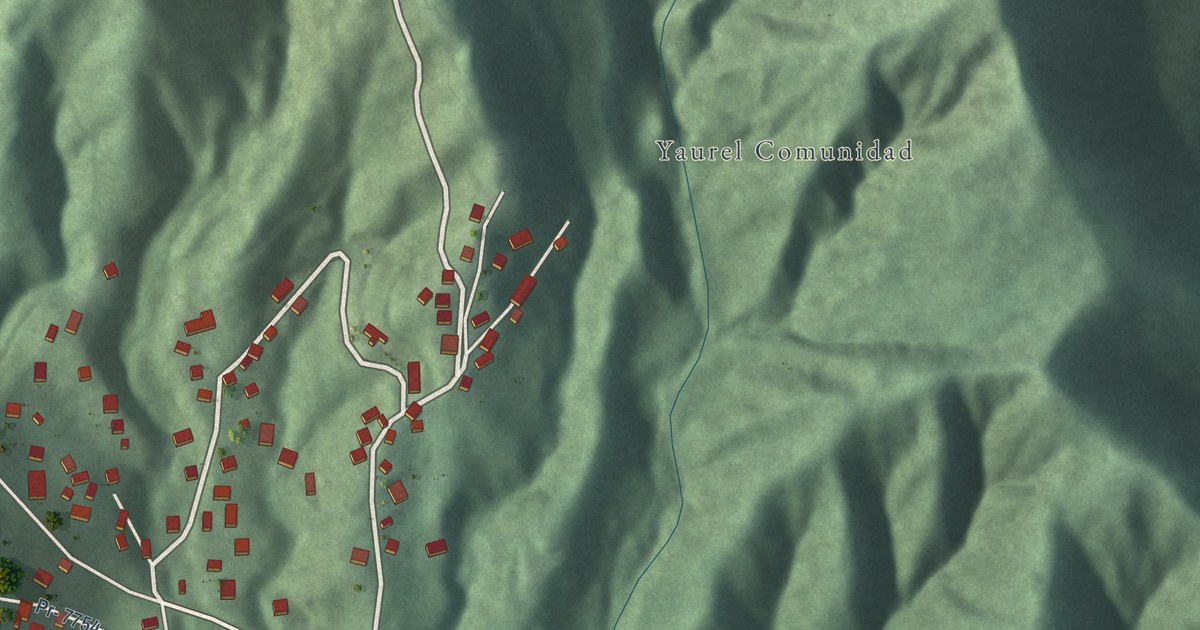 Detailed Map of Yaurel, Puerto Rico
