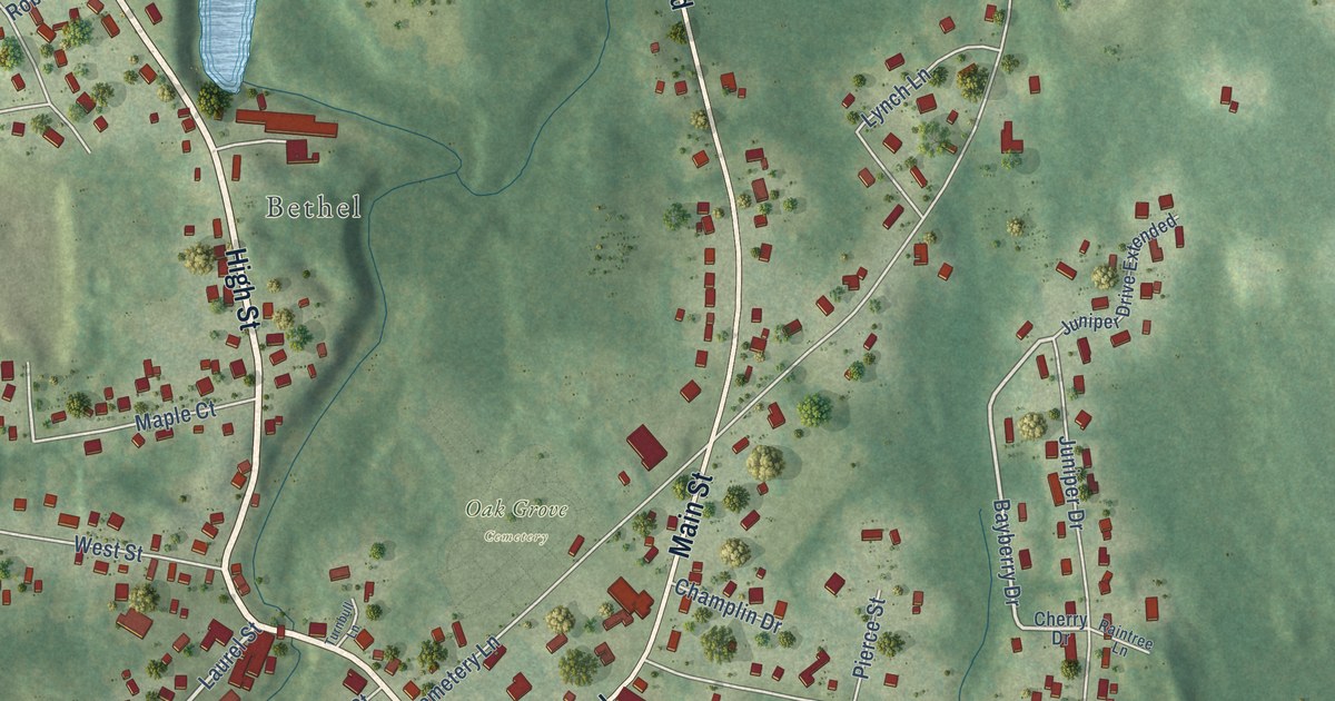Map of Ashaway, Rhode Island in 2026