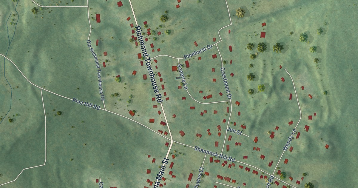 Map of Carolina, Rhode Island in 2026