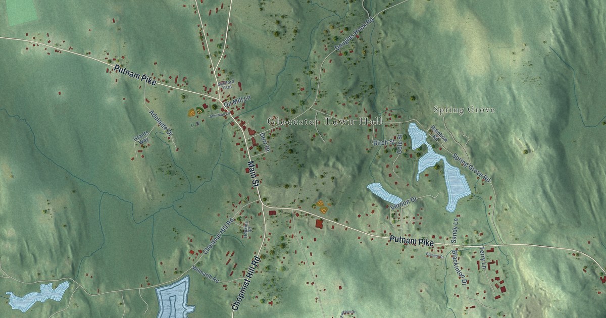 Map of Chepachet, Rhode Island in 2026