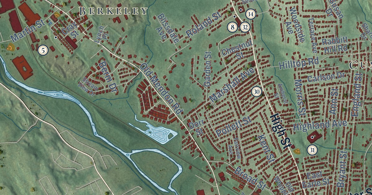 Map of Cumberland, Rhode Island in 2026