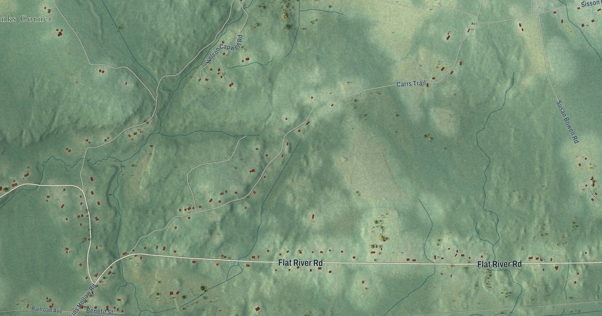 Map of Greene, Rhode Island in 2026