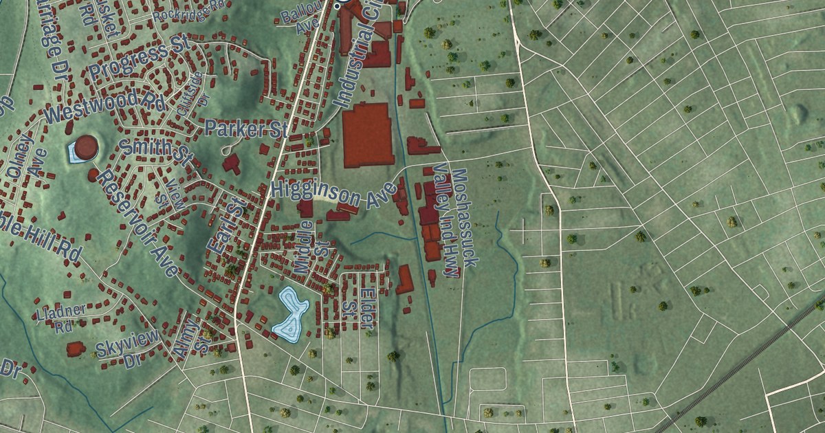 Map of Lincoln, Rhode Island in 2026