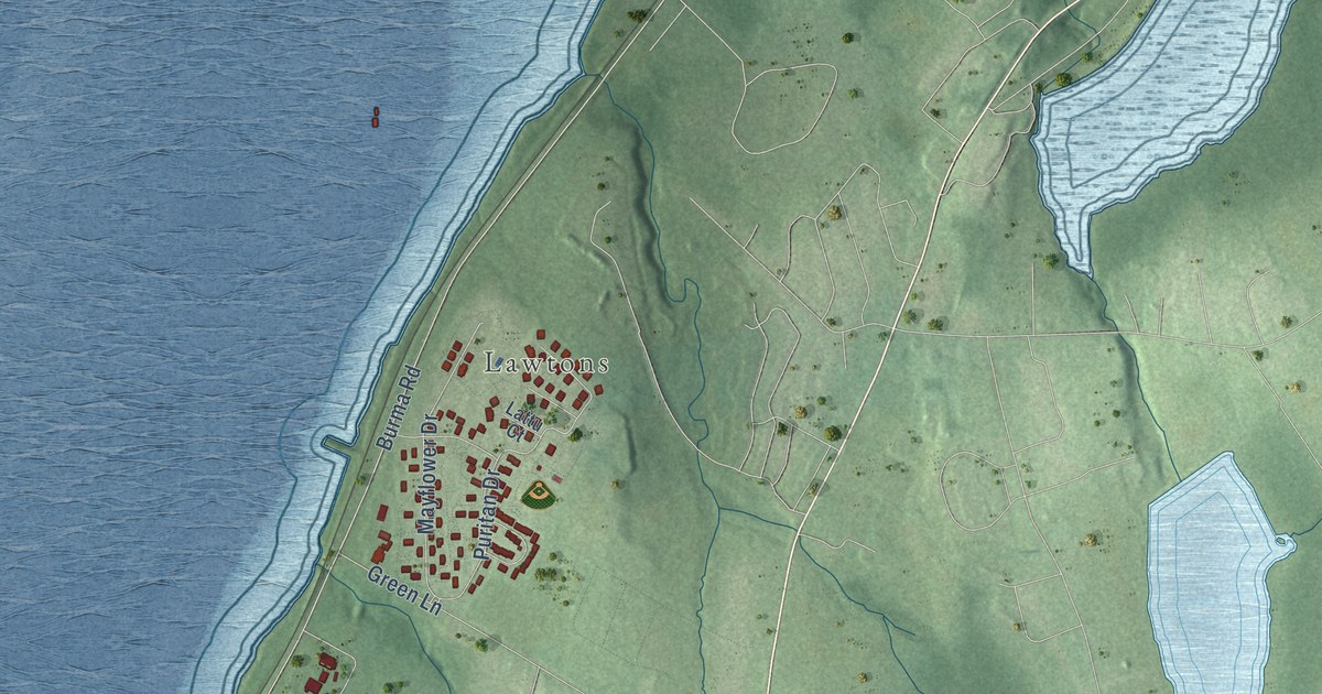 Map of Melville, Rhode Island in 2026