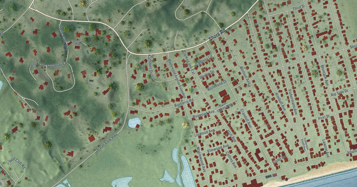 Map of Misquamicut, Rhode Island in 2026
