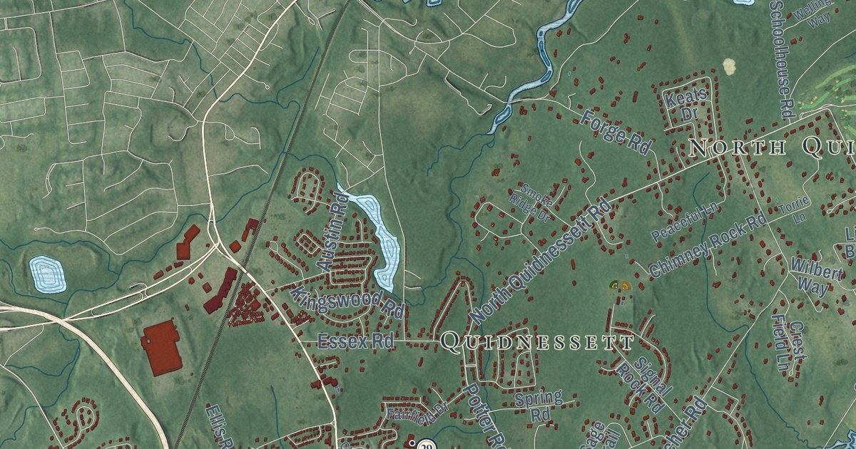 Map of North Kingstown, Rhode Island in 2026