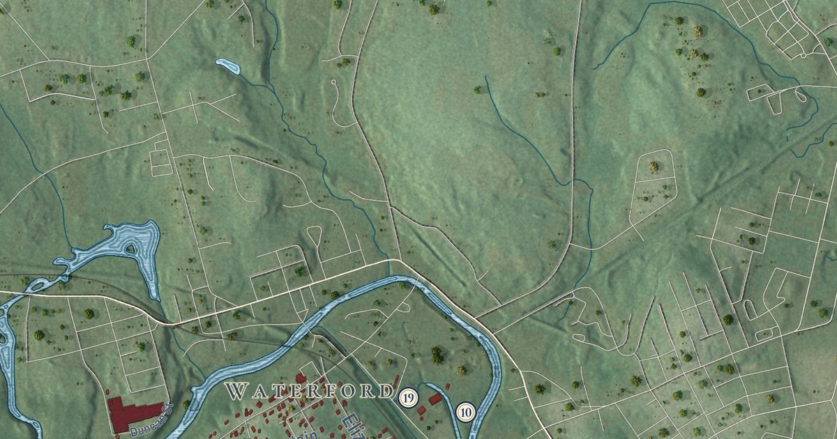 Map of North Smithfield, Rhode Island in 2026
