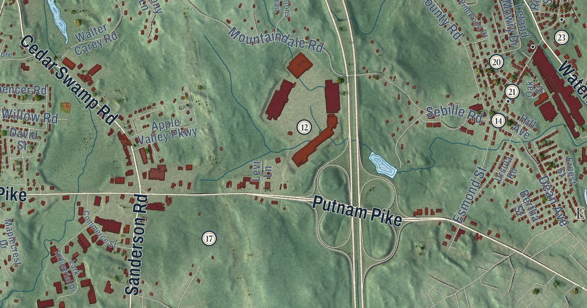 Map of Smithfield, Rhode Island in 2026