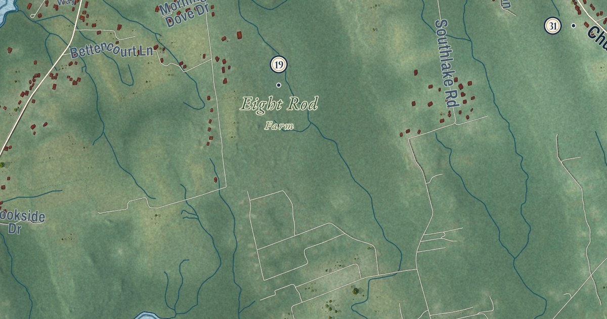 Map of Tiverton, Rhode Island in 2026