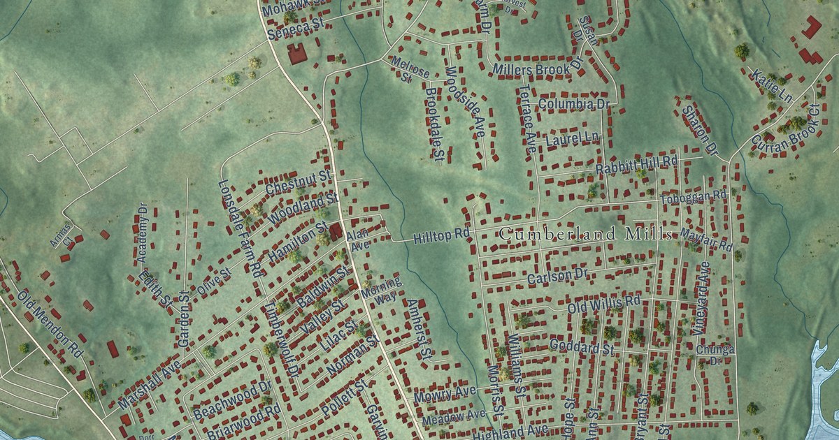 Map of Valley Falls, Rhode Island in 2026