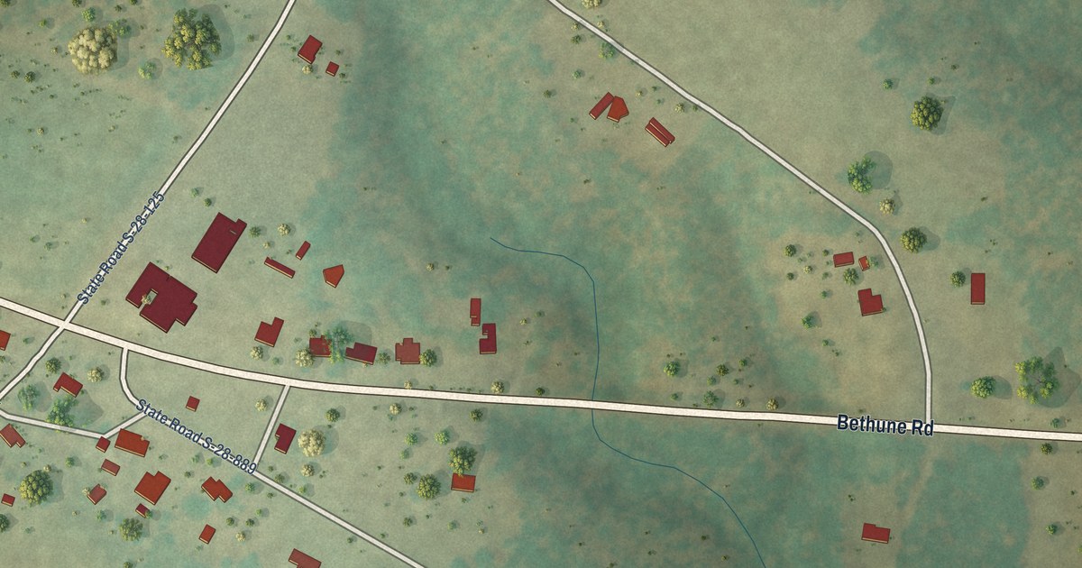 Map of Abney Crossroads, South Carolina in 2026