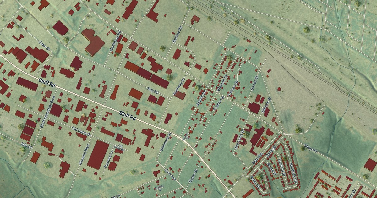 Map of Arthurtown, South Carolina in 2026