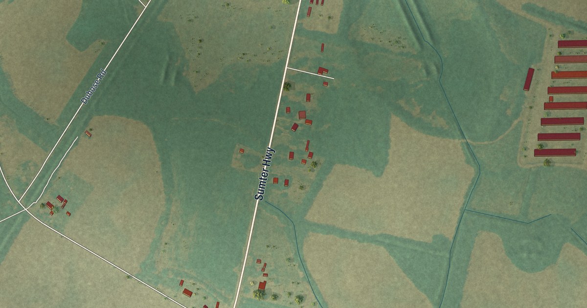 Map of Ashwood, South Carolina in 2026